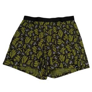 MeUndies Butterfly Green Print Boxer Shorts Size Medium